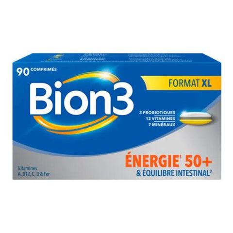 Bion 3 Energy 50+ Senior Food Supplement - 3-month course - 90 tablets