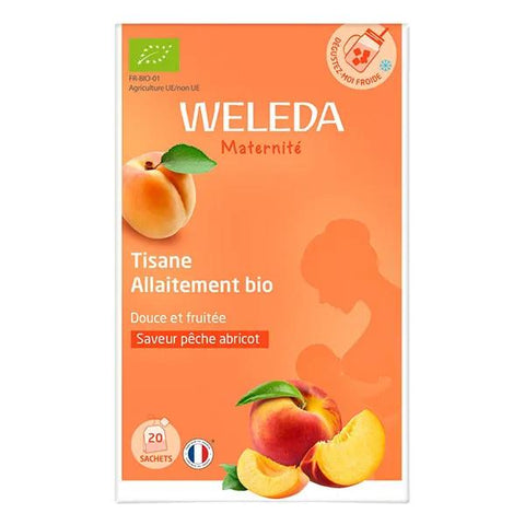 Weleda Organic Breastfeeding Tea Peach Apricot 20 sachets