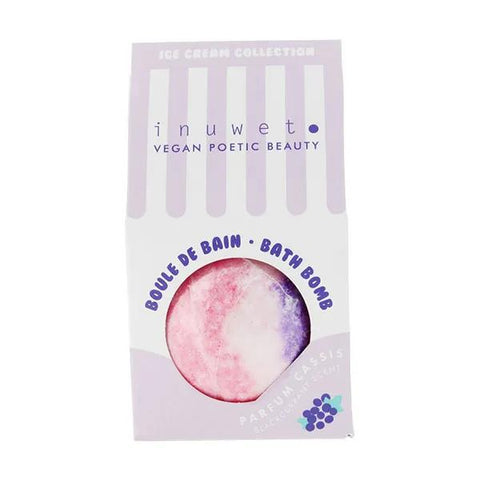 Inuwet Ice Cream Bath Bomb Blackcurrant (126 g)