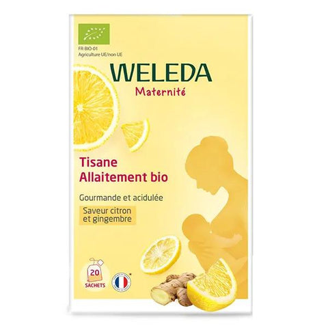 Weleda Organic Breastfeeding Tea Lemon Ginger 20 sachets