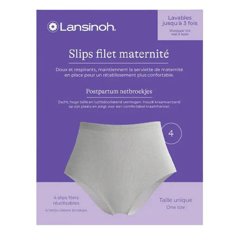 Lansinoh Slips Filets Maternité lavables x 4