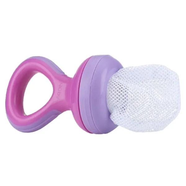 Nuby Grignoteur Fruits et Biscuits Rose