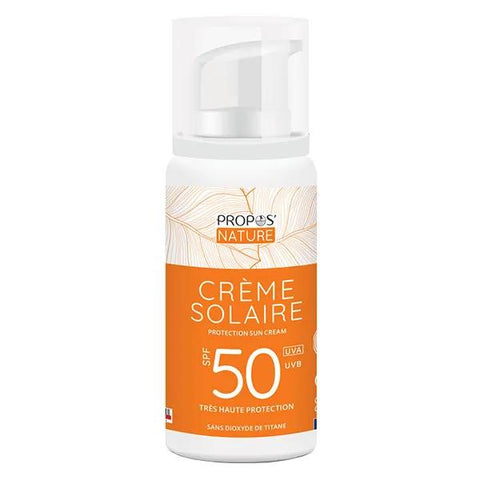 Propos'Nature Crème Solaire Bio 100% Naturelle SPF50 - 100 ml