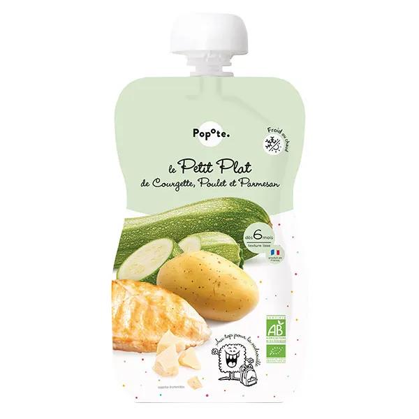 Popote Petit Plat Courgette Poulet Parmesan Bio (180 g)