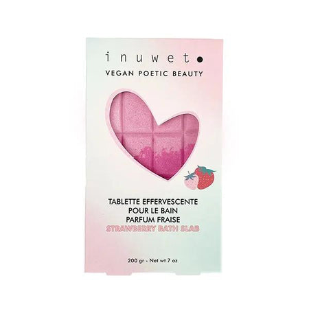 Inuwet tablette de bain effervescente Fraise (200 g)