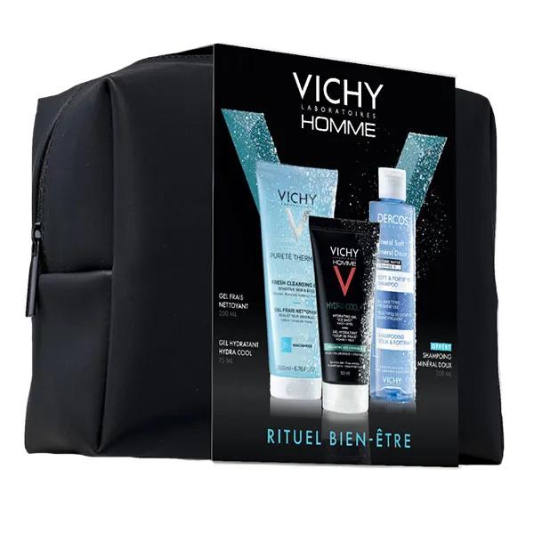 Vichy Homme Trousse Rituel Bien Être + Shampoing Minéral Doux
