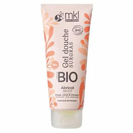 MKL Gel Douche BIO Abricot, cheveux, visage et corps 200 ml