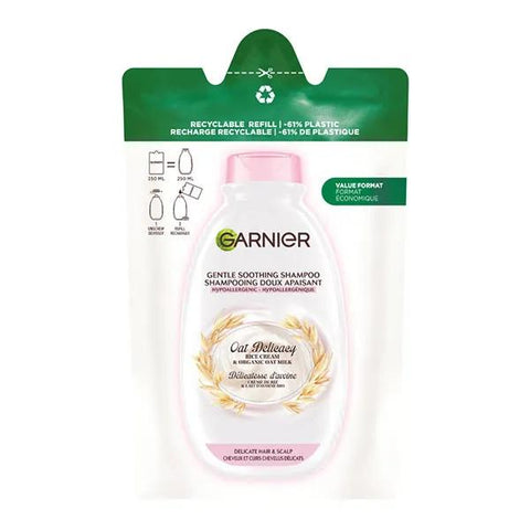 Garnier Ultra Doux Délicatesse d'Avoine Shampooing Eco-recharge 250 ml