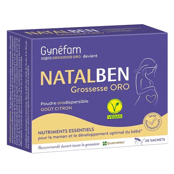 Natalben Grossesse Oro 28 sachets de poudre orodispersible 1 mois