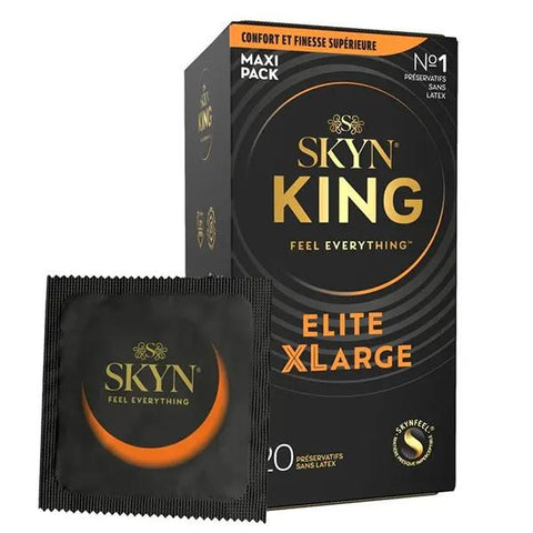 Skyn King Elite Xlarge 20 préservatifs grande taille sans latex