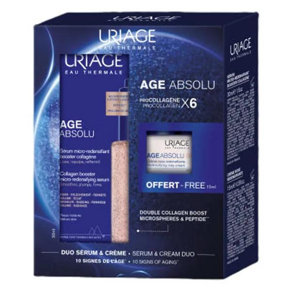 Uriage Coffret Age Absolu Sérum 30ml + Age Absolu Crème Rose 15ml