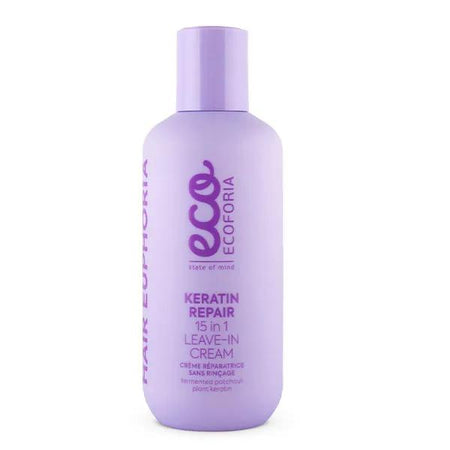 Ecoforia Crème 15en1 sans rinçage réparation kératine (200 ml)