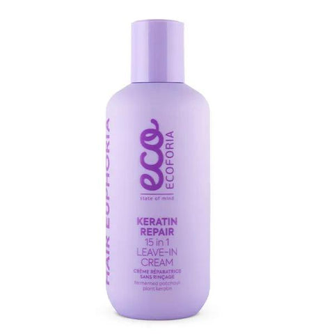 Ecoforia Crème 15en1 sans rinçage réparation kératine (200 ml)