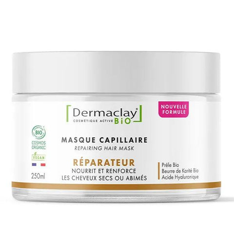 Dermaclay Masque Capillaire Réparateur Bio (125 ml)