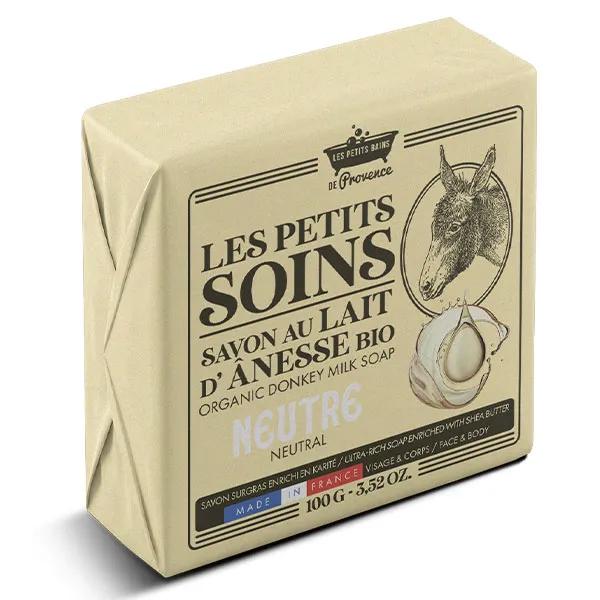Les Petits Bains de Provence Les Petits Soins Savon au Lait d'Anesse Bio Neutre 100g