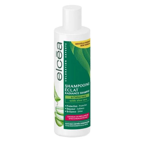 Elcea Shampoing Révélateur d'Eclat Cheveux Colorés et Méchés (250 ml)