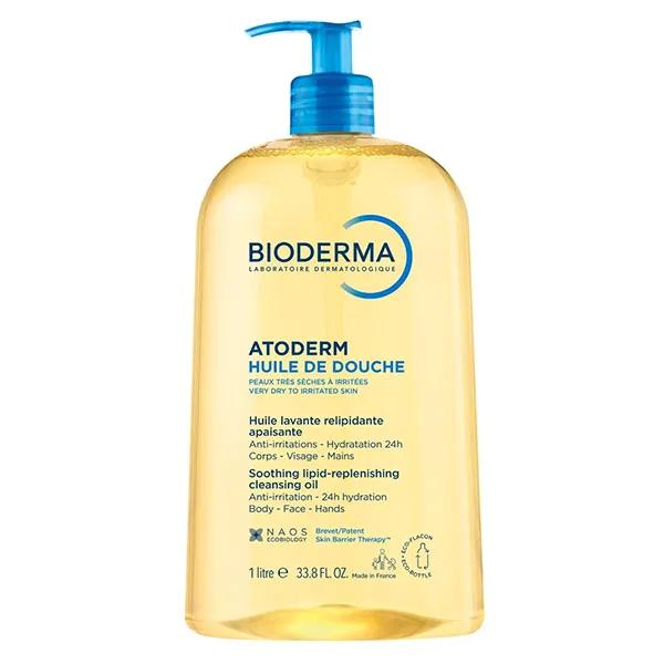 Bioderma Atoderm Huile de Douche Apaisante Peaux très Sèches Atopiques 1L