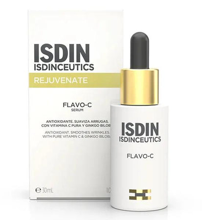 ISDIN Isdinceutics Flavo-C Sérum Visage Antioxydant à la Vitamine C Pure 30ml