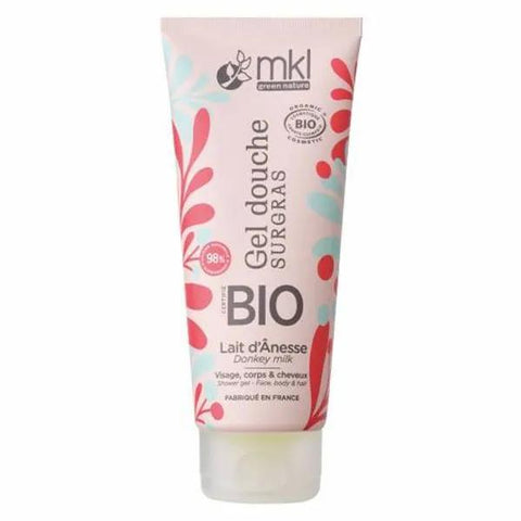 MKL Organic Donkey Milk Shower Gel, Hair, Face and Body 200ml