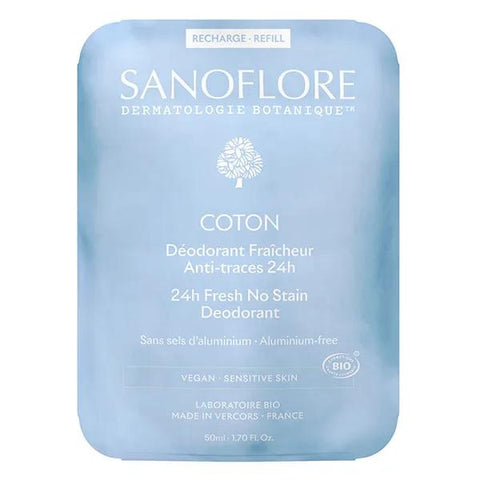 Sanoflore Recharge déodorant Coton 24h (50 ml)