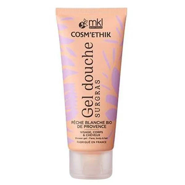 MKL Gel douche à la Pêche Blanche Bio de Provence 3 en 1 - 100 ml