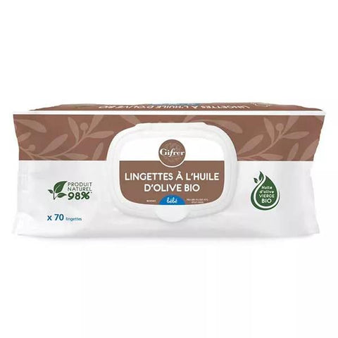 Gifrer Organic Olive Oil Cleansing Wipes 70 units