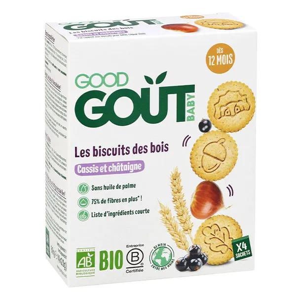 Good Goût Biscuits pour bébé Les biscuits des bois (80 g)