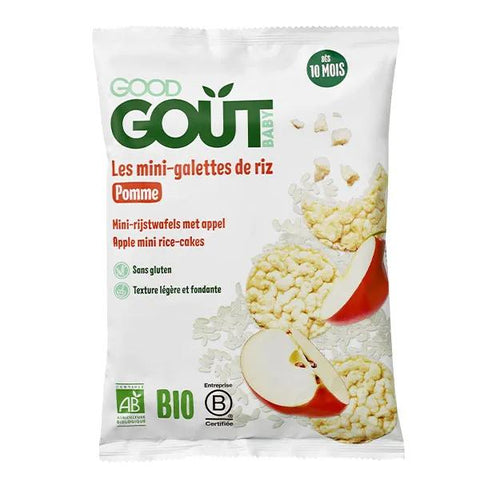 Good Gout Apple Rice Cake Minis +10m Organic 40g