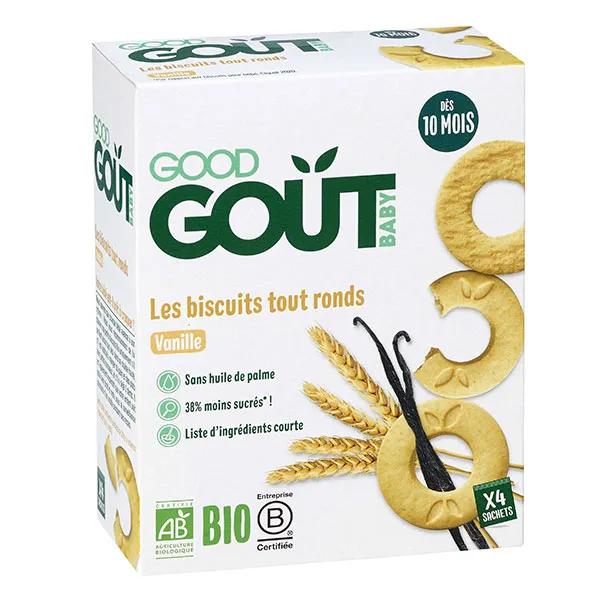 Good Gout Biscuits Tout Ronds Vanille 80g