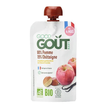 Good Goût Compote pour bébé Pomme Châtaigne 120 g
