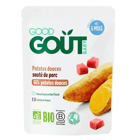 Good Goût Sweet Potato and Pork Sauté +6m Organic 190g
