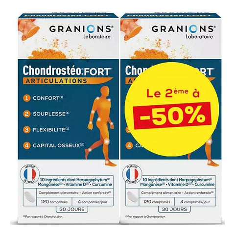 Granions Chondrostéo Fort Pack of 2 x 120 tablets