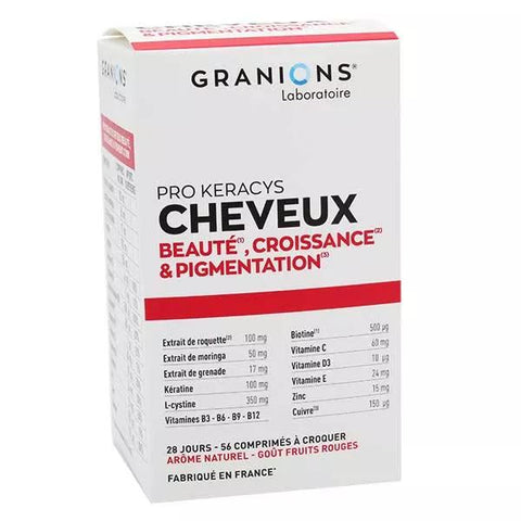 Granions Pro Keracys Hair Beauty & Growth 56 chewable tablets
