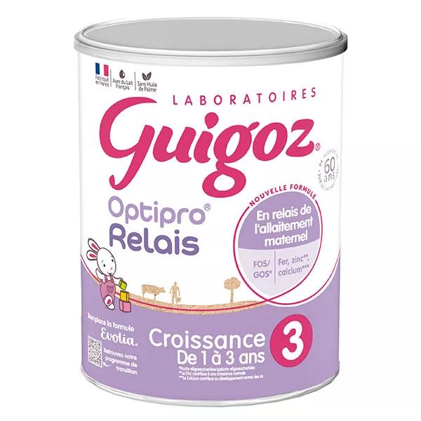 Guigoz Evolia A2 Lait Croissance 3ème âge 800g