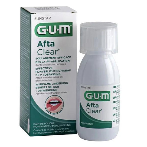 Gum Afta Clear Mouthwash 120ml