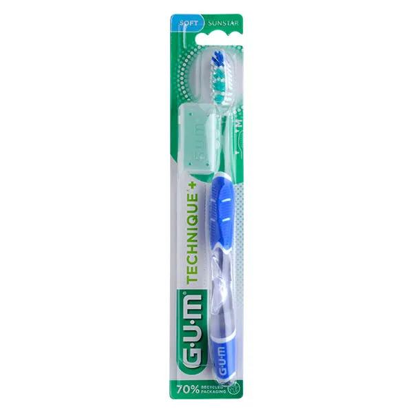 Gum Brosse à dents N°491 Technique+ Compacte souple