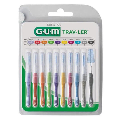 Gum Trav-ler Interdental Brushes 10 count
