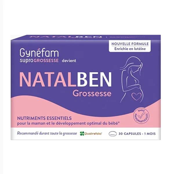 Gynefam Natalben - Grossesse - Boite de 30 capsules (1 mois)