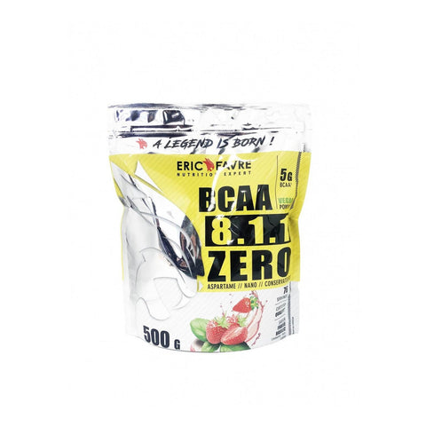 Eric Favre Bcaa 8.1.1 Zéro saveur fraise basilic (500 g)