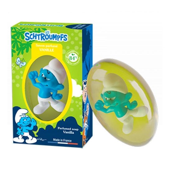 Le Comptoir Du Bain Les Schtroumpfs Savon Parfumé Vanille 80g