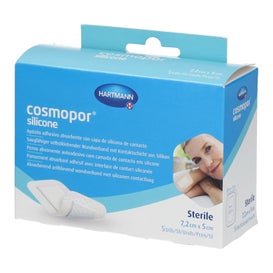 Cosmopor Silicone Pansement Stérile 7,2x5 cm (5 pièces)
