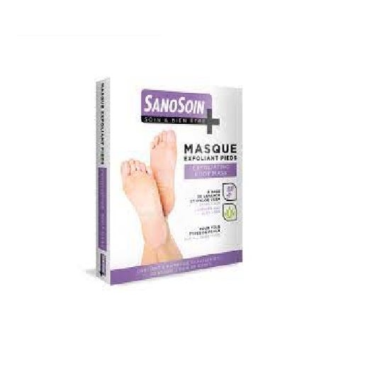 SanoSoin Masque exfoliant pieds (2 pièces)