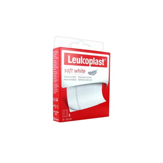 Leukoplast Soft Whit pansements (10x8 cm, 5 pièces)