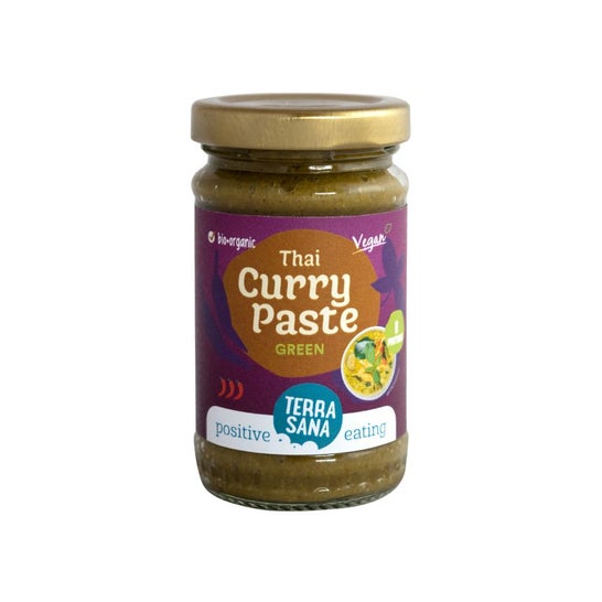 Terrasana Pâte de Curry Vert Thaï 120g