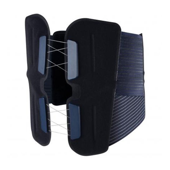 Thuasne Lombastab Ceinture Noir Bleu Hauteur 26cm T2 (1 unité)