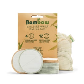 Bambaw Disques Démaquillants Réutilisables 16 Unités