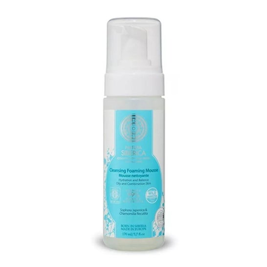 Natura Siberica mousse nettoyant moussant pour peaux grasses ou mixtes (150 ml)