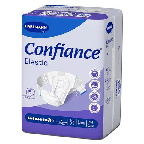 Hartmann Confiance Elastic 9 gouttes taille L (14 changes complets)