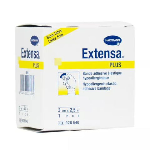 Hartmann Extensa Plus Bande Adhésive Elastique Hypoallergénique 3cm x 2.5m