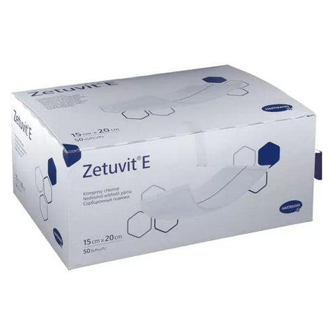 Hartmann Zetuvit-E Pansement absorbant américain non stérile avec dos hydrophobe (15 x 20 cm, 50 pièces)